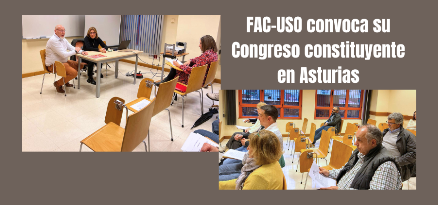 FAC-USO celebrará su Congreso constituyente en Asturias el 24 de junio